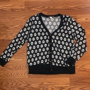 Issi Skull Cardigan. Size Small.